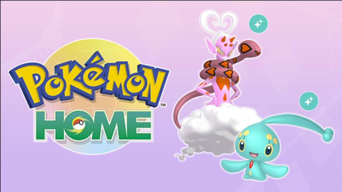 Shiny Meloetta, Manaphy, Enamorus Available in Pokémon Home