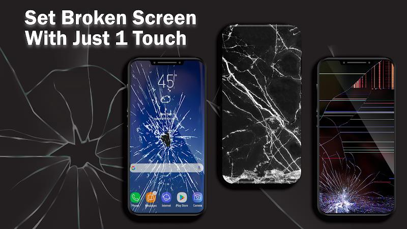 Broken Screen 4K Pranks Funny zrzut ekranu 1