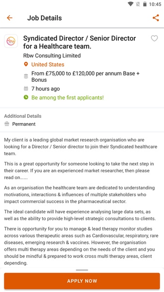 Screenshot Totaljobs - UK Job Search App 2