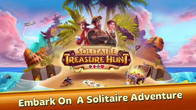 Solitaire Treasure Hunt ảnh chụp màn hình 1