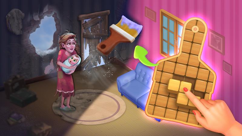 ภาพหน้าจอ My Dream home & Block Puzzle 2