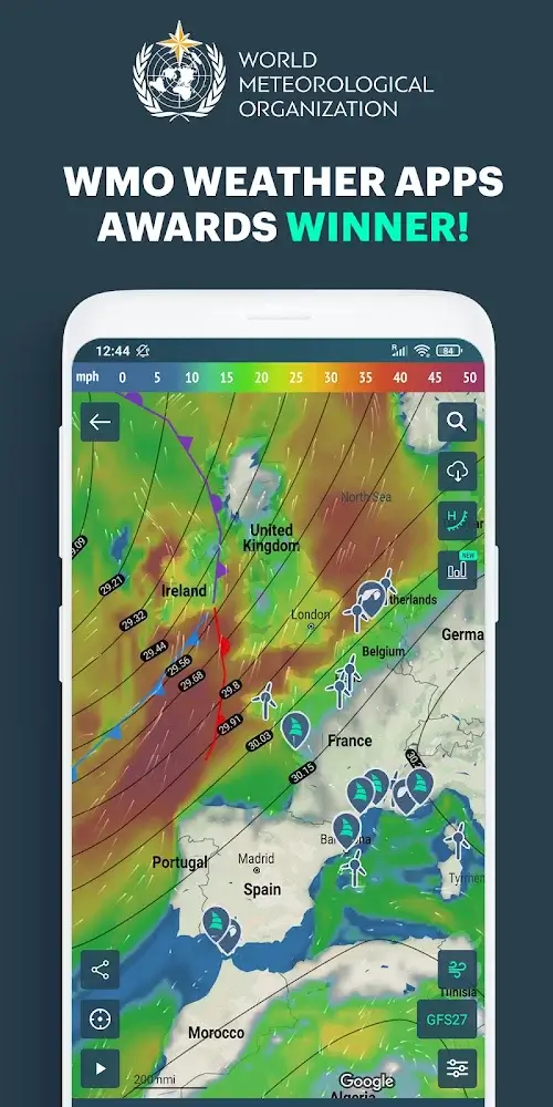 Windy.app ekran görüntüsü 1