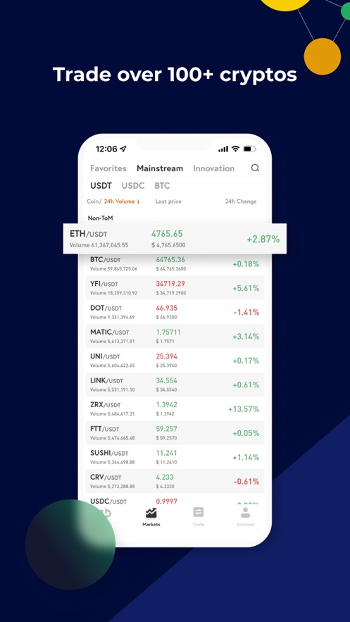 ABCC Exchange 스크린 샷 2