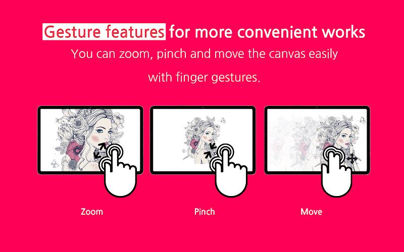 EasyCanvas -Graphic tablet App captura de pantalla 3