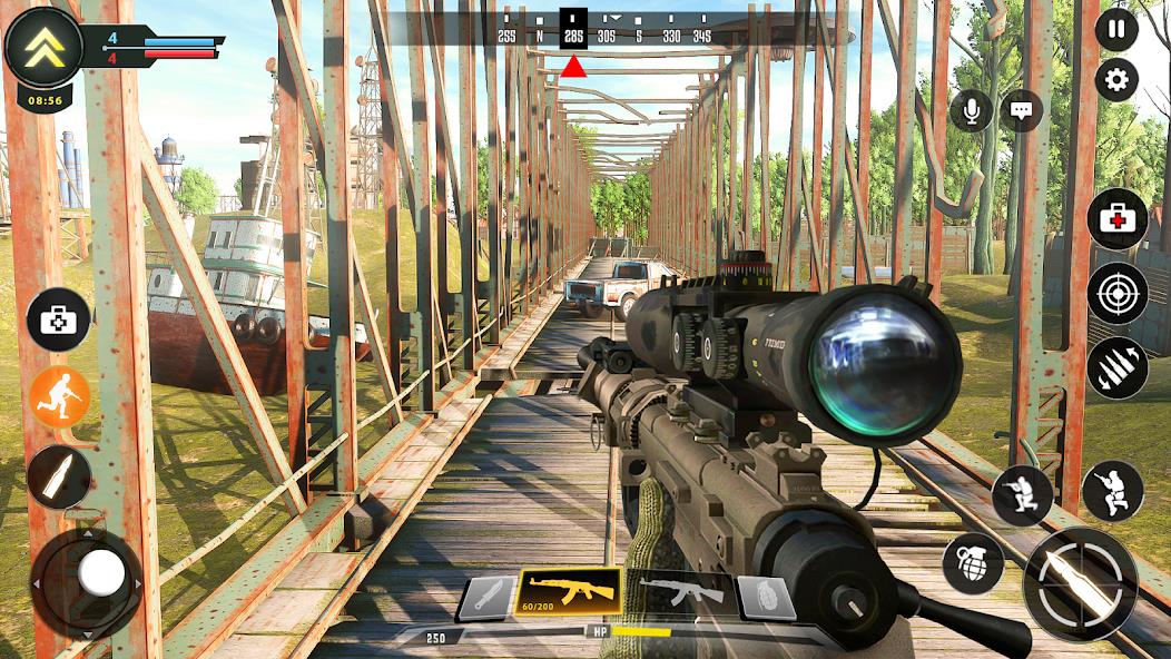 Sniper Game: Shooting Gun Game Mod ekran görüntüsü 1