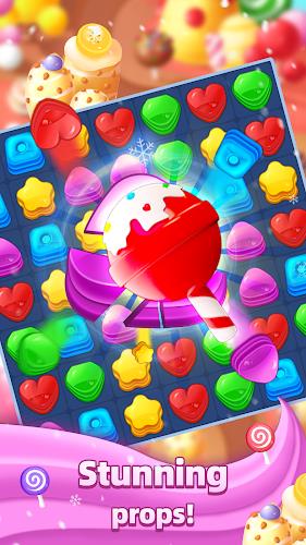 Sweet Candy Cat Puzzle Game Скриншот 2