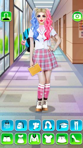 College Girls Fashion Dress Up captura de pantalla 3