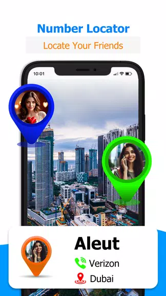 ภาพหน้าจอ GPS Mobile Number locator App 3