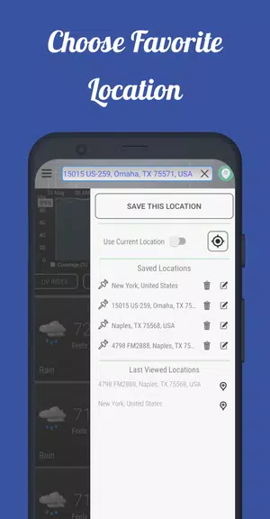 Dark Sky Tech Weather App Screenshot 3