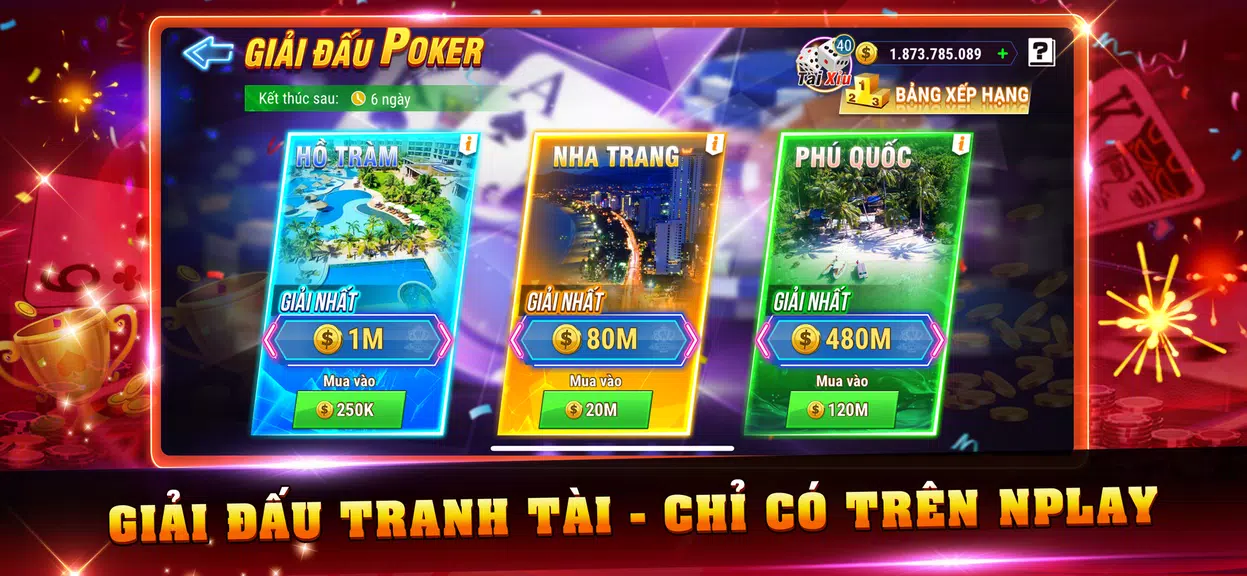 NPlay – Game Bài online, Tiến Lên, Xì Tố, Mậu Binh screenshot 2