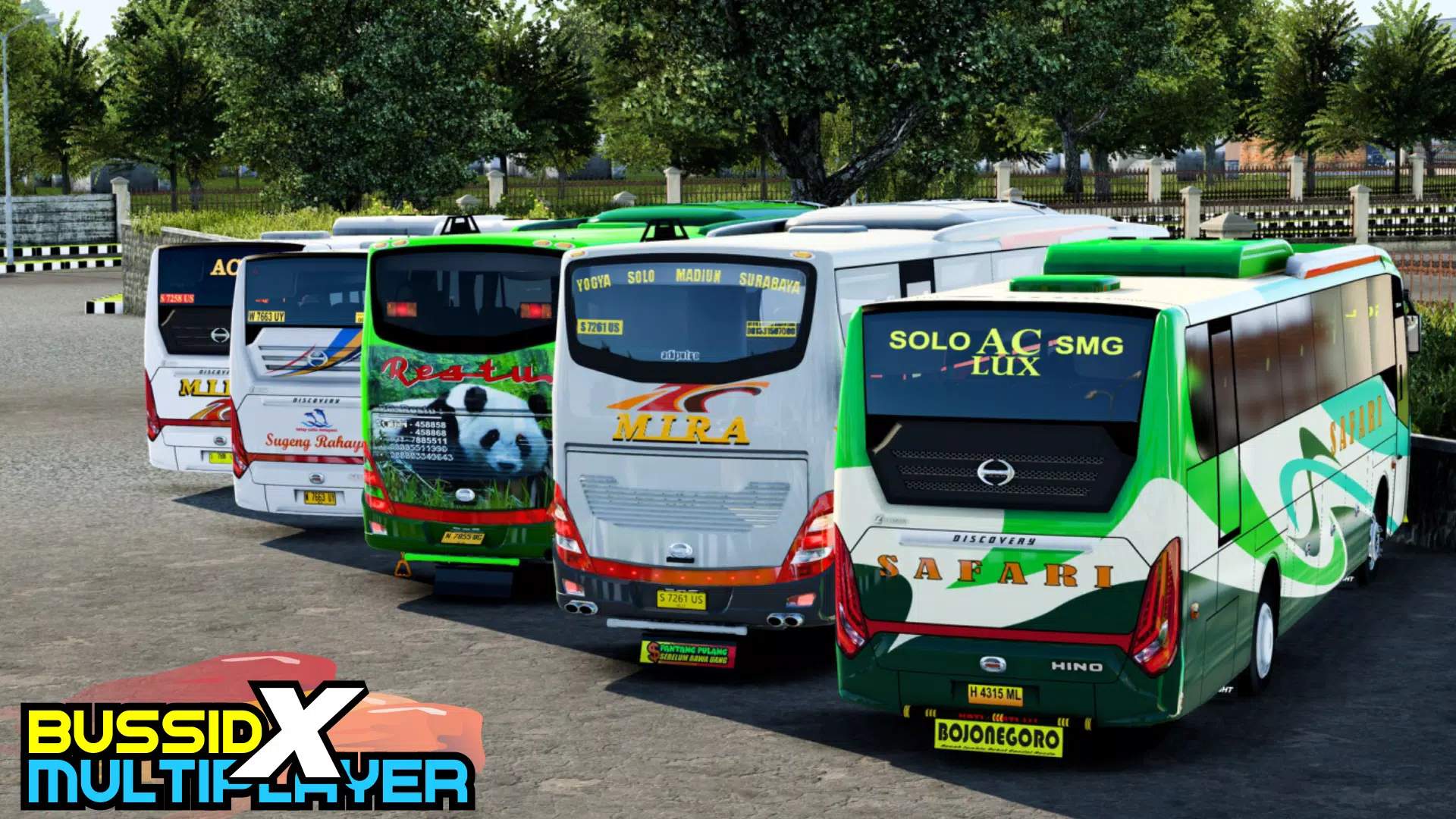 Mod Bussid X Multiplayer स्क्रीनशॉट 1