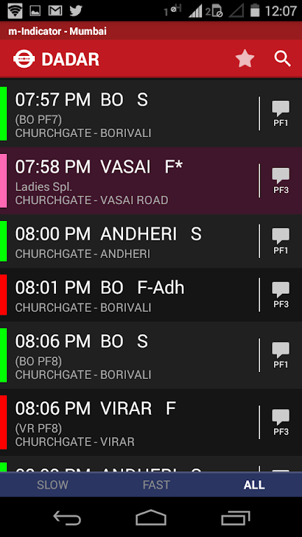 m-Indicator: Mumbai Local Capture d’écran4