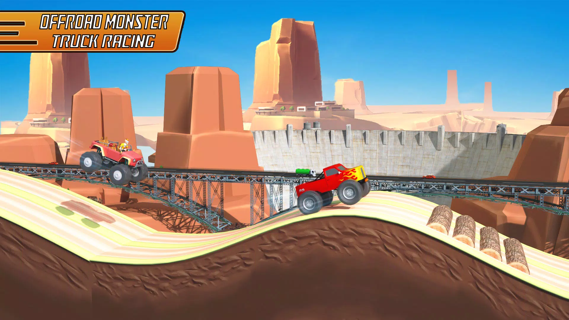 Uphill Racing - Hill Jump Game屏幕截圖1