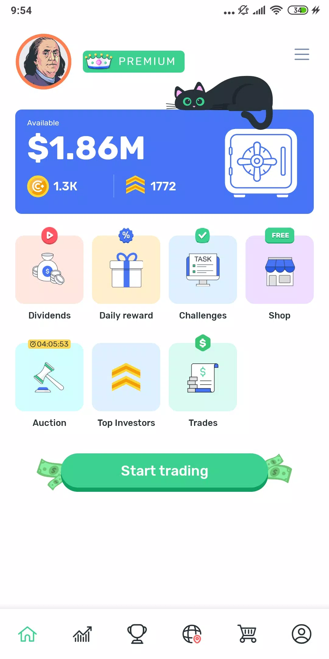 Cryptomania —Trading Simulator 스크린 샷 1