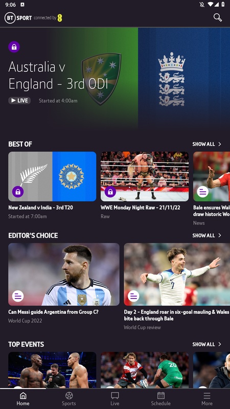 ภาพหน้าจอ TNT Sports: News & Results 1