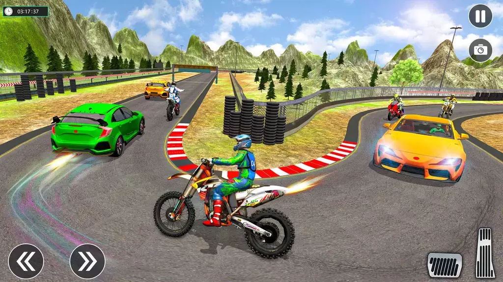 Sports Car vs Bike Racing スクリーンショット 3