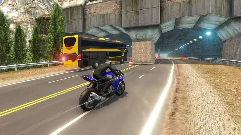 Bike VS Bus Racing Games スクリーンショット 1