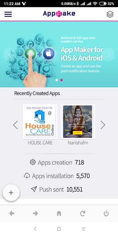 AppMake - Hybrid app maker Captura de tela 2