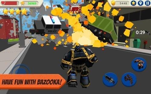 Robot Hero: City Simulator 3D zrzut ekranu 3