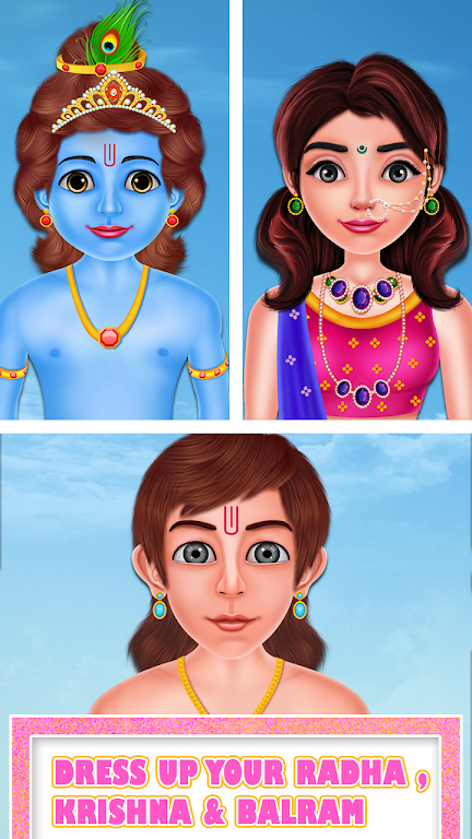 Cute Radha Fashion Makeover zrzut ekranu 3