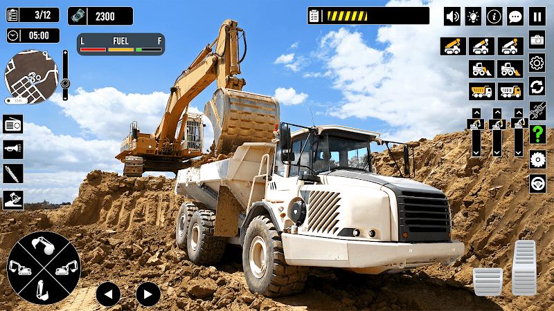 Construction Game: Truck Games captura de pantalla 2