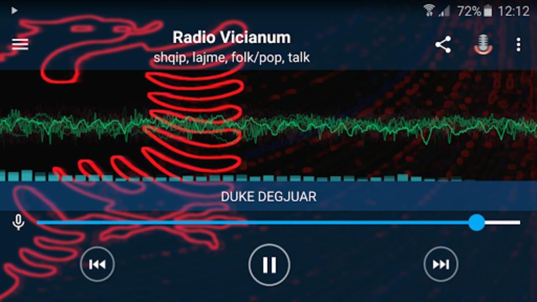 RadioShqip captura de pantalla 2