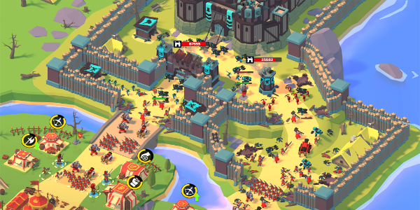 Idle Siege: War Tycoon Game Screenshot 1