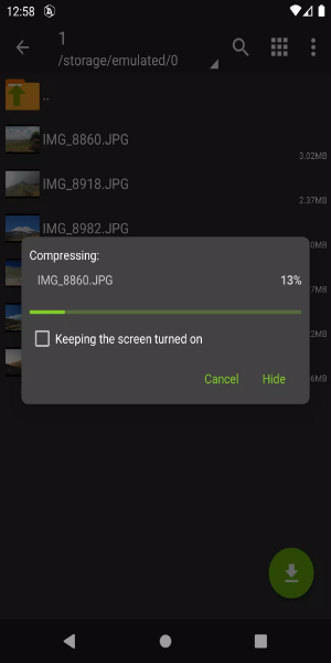 ZArchiver captura de pantalla 2
