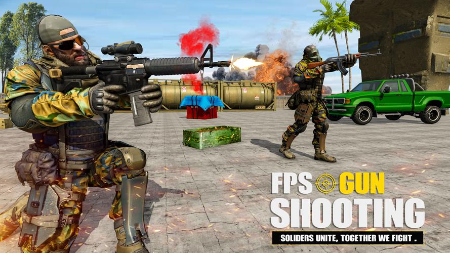 Gun Games Offline 3D Shooting Скриншот 3