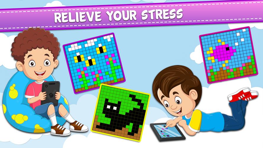 Pixel Art Coloring Games屏幕截圖3