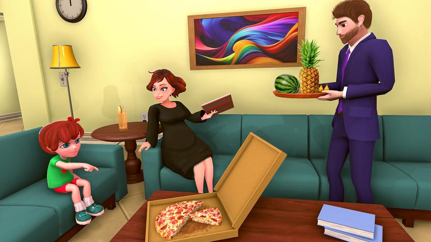 Pregnant Mom Simulator 3d ekran görüntüsü 2