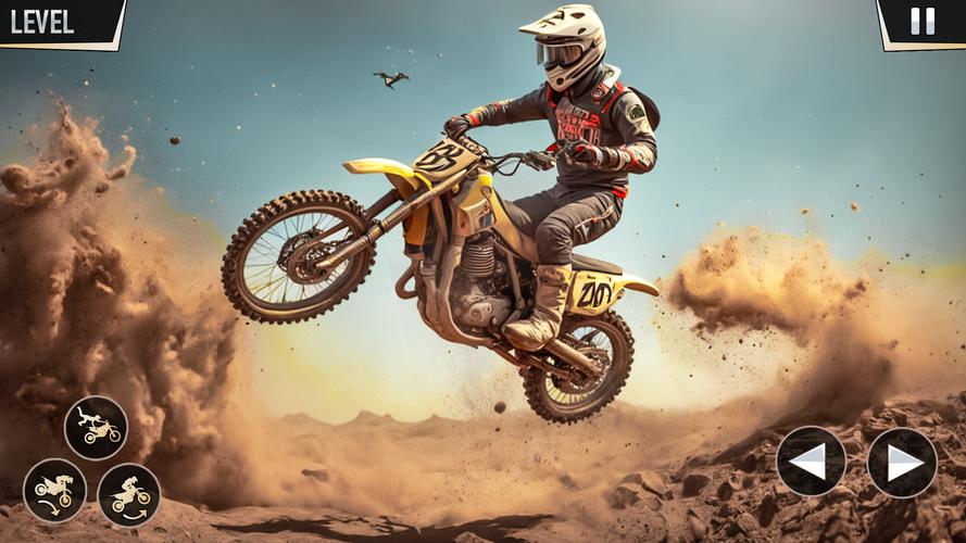 Dirt Bike Motor Cross Racing экрана 1