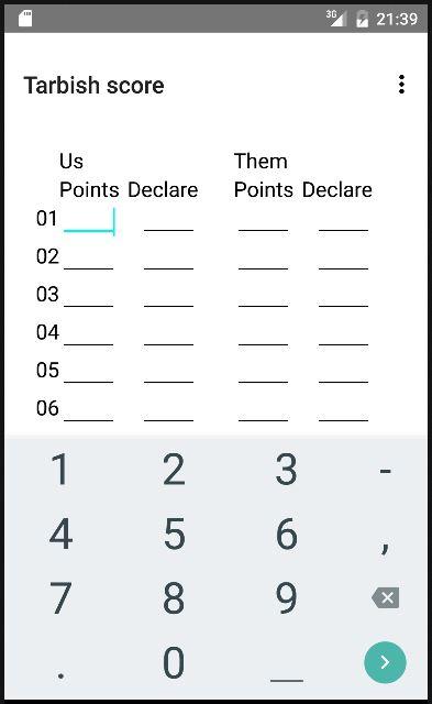 Tarbish score Free ekran görüntüsü 2