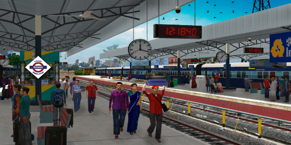 Indian Train Simulator: Game zrzut ekranu 1