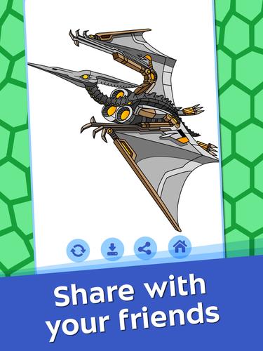 Dino Robots Coloring for Boys screenshot 4