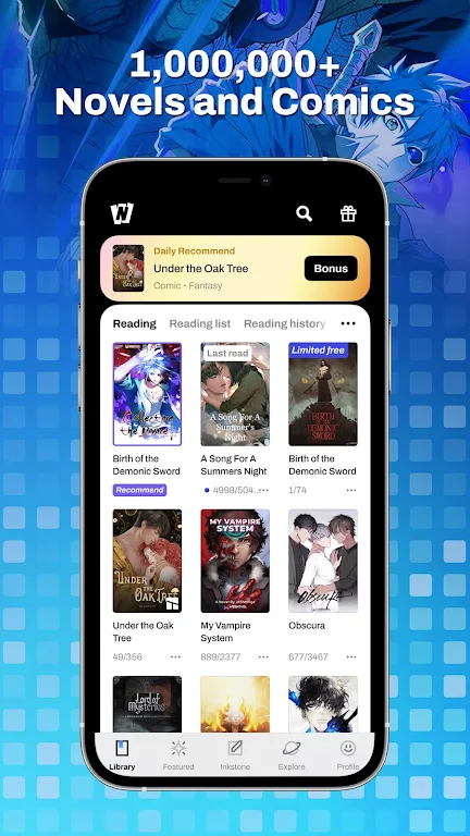 WebNovel应用截图第2张
