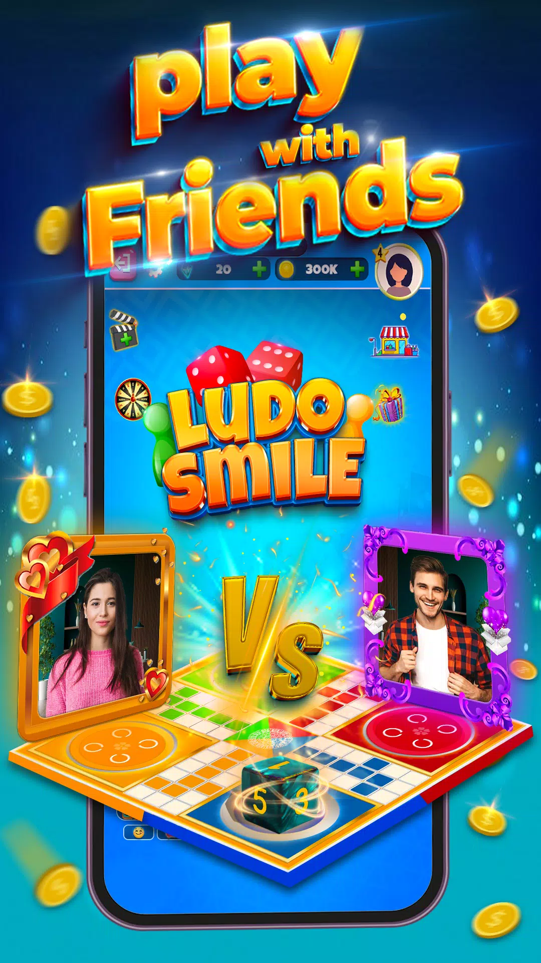 Ludo Online: Dice & Board Game स्क्रीनशॉट 1