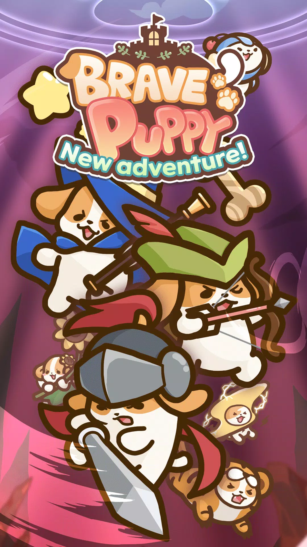 Bravepuppy Idle Adventure ekran görüntüsü 1