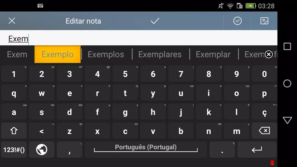 Portuguese for AnySoftKeyboard屏幕截圖2