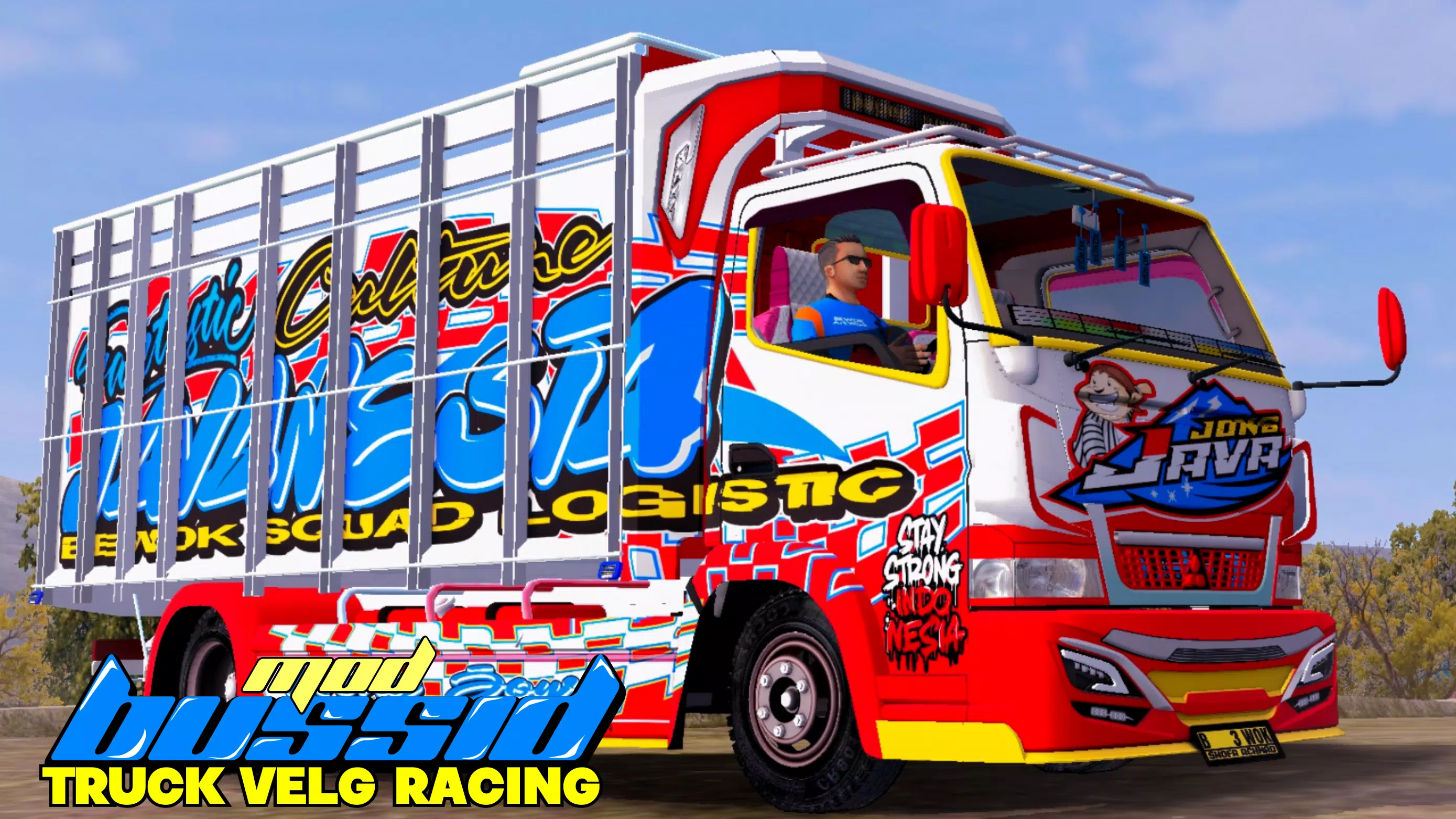 Mod Bussid Truck Velg Racing Screenshot 1