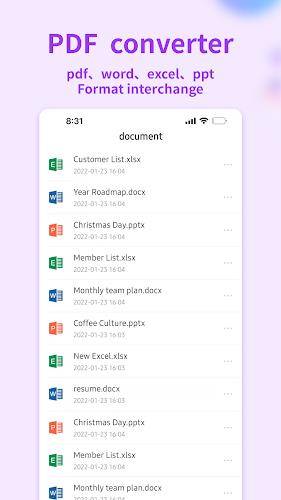 Document Editor:Word,Sheet,PDF Zrzut ekranu 3