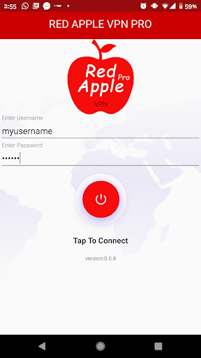 ภาพหน้าจอ Red Apple VPN Pro 1