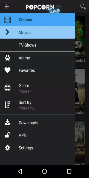 Popcorn time screenshot 3