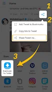 Download Twitter Videos - GIFスクリーンショット1