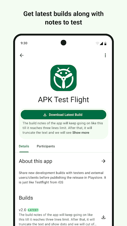 APKFlight - Android TestFlight屏幕截圖3