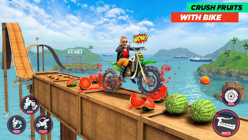 ภาพหน้าจอ Bike Race 3D: Bike Stunt Games 4