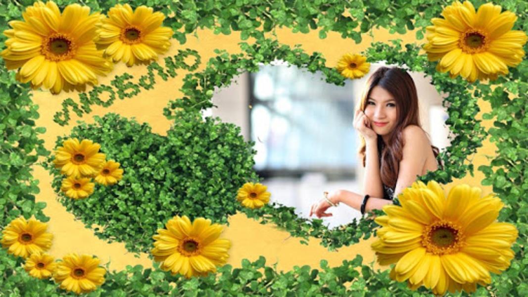 beauty flower photo frames ကိုဖန်သားပြင်1