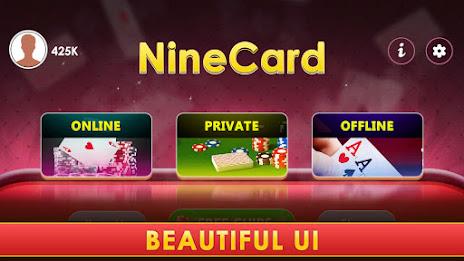 Nine Card Brag - Kitti captura de pantalla 4