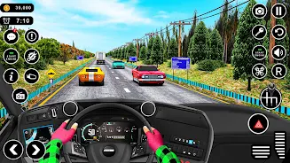 Highway Car Racing Offline ảnh chụp màn hình 1