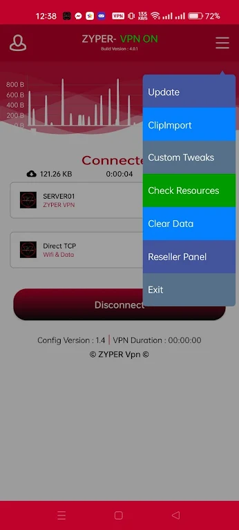 DP Tunnel VPN - Super Fast Net Captura de tela 3